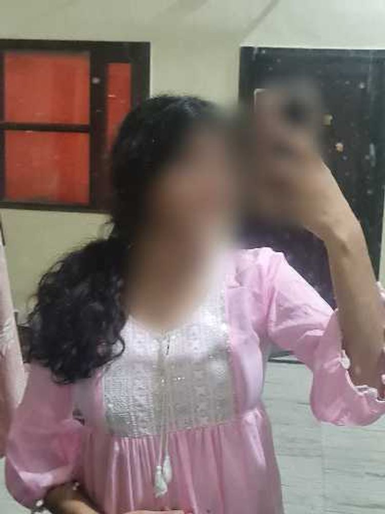 Pink Top with Lace Detail