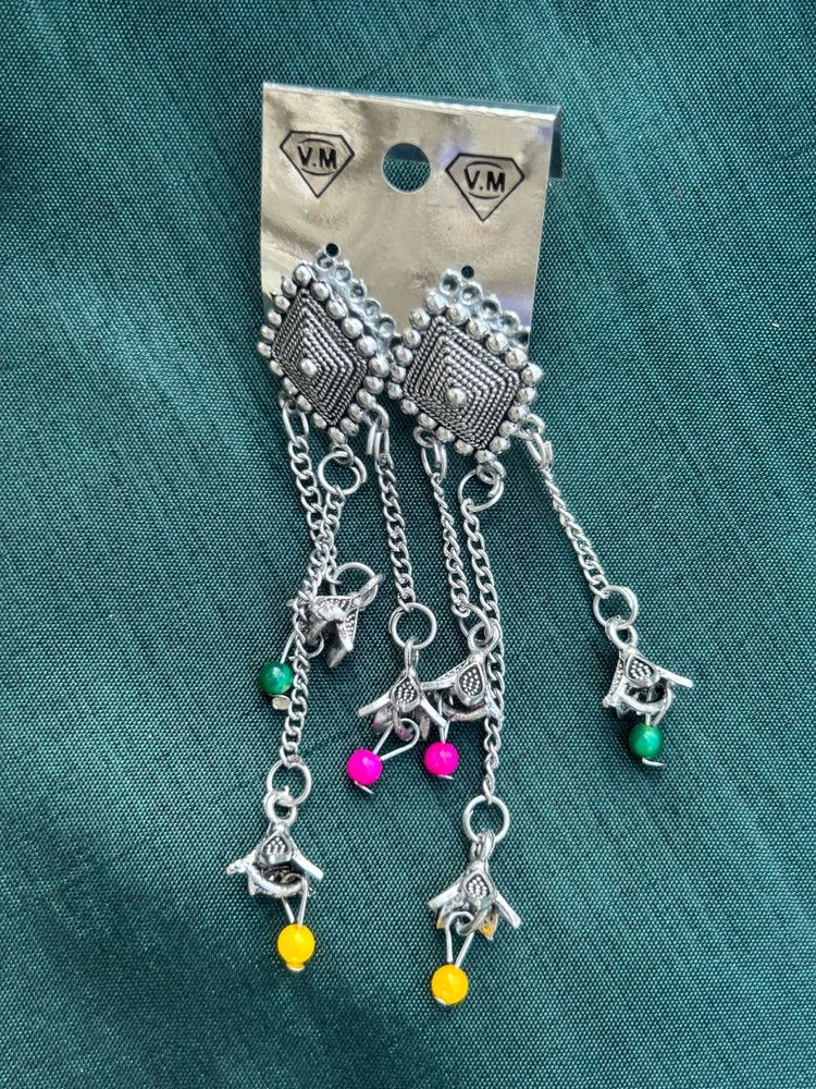 oxidised earrings