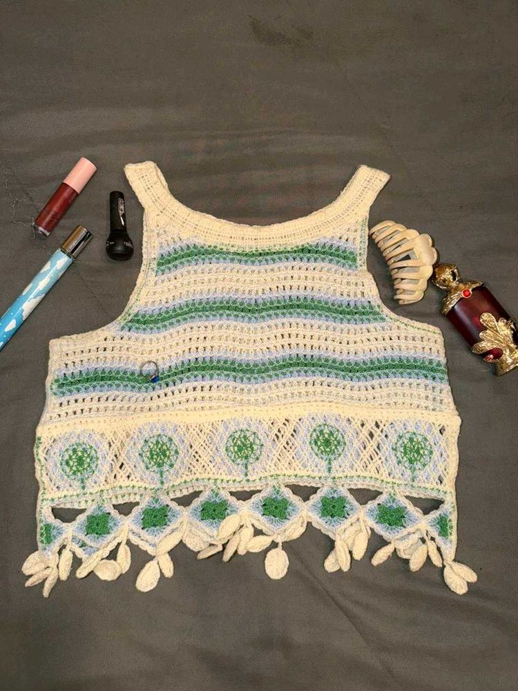 Crochet Knit Tank Top