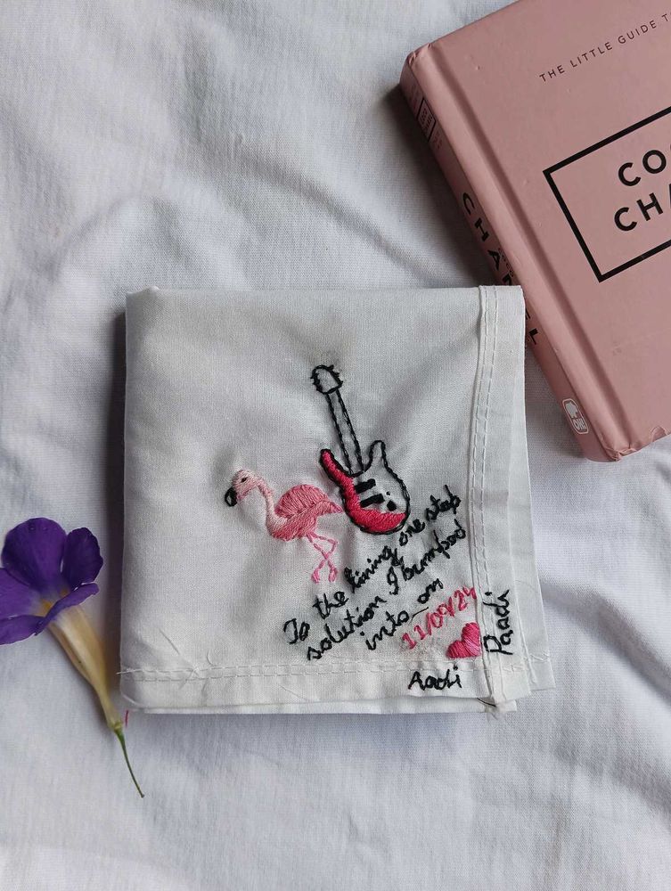Customized Handmade embroidery handkerchief