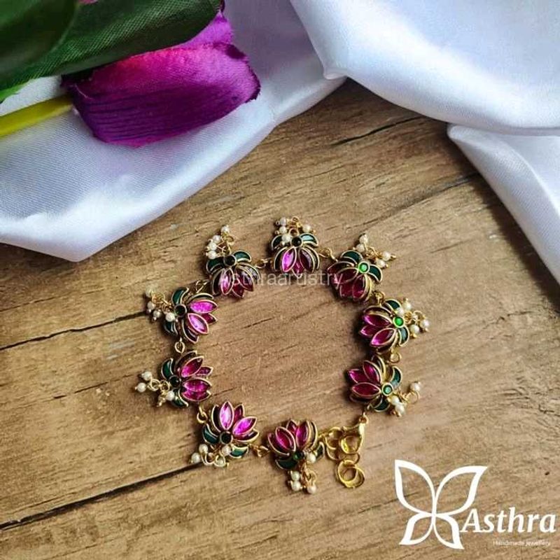 Floral Handmade Bracelet