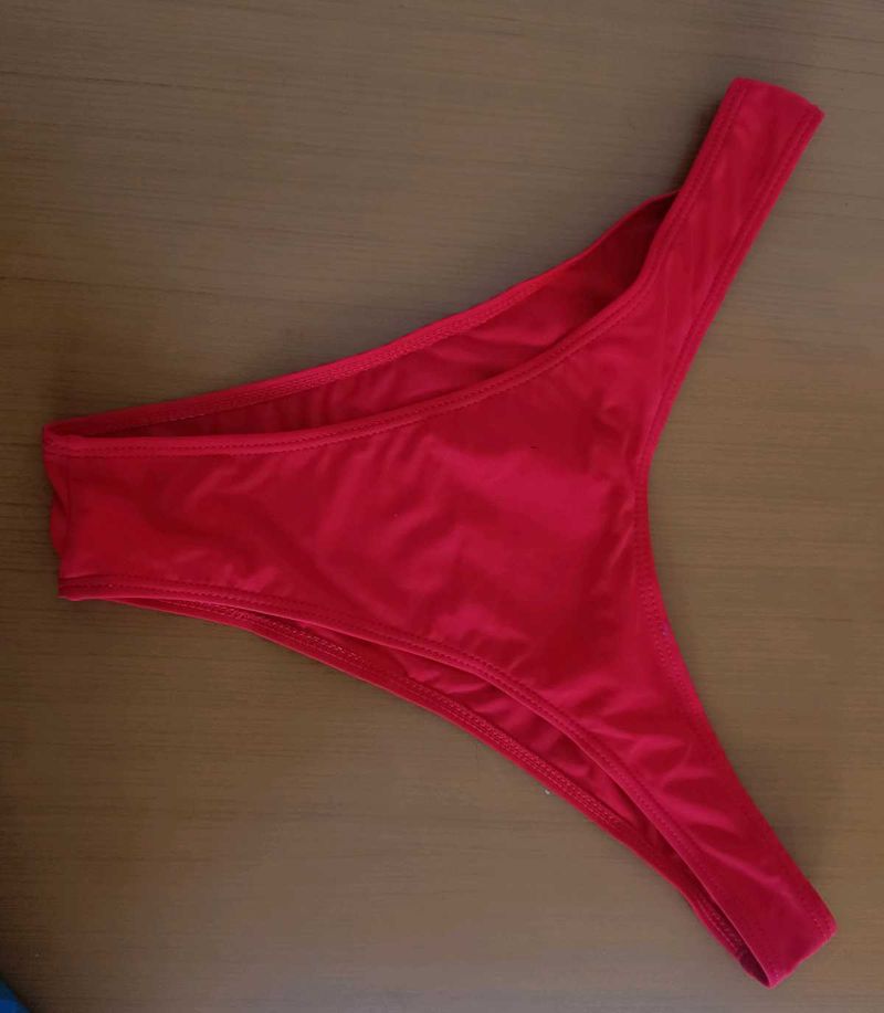 Red Thong Bikini Bottom