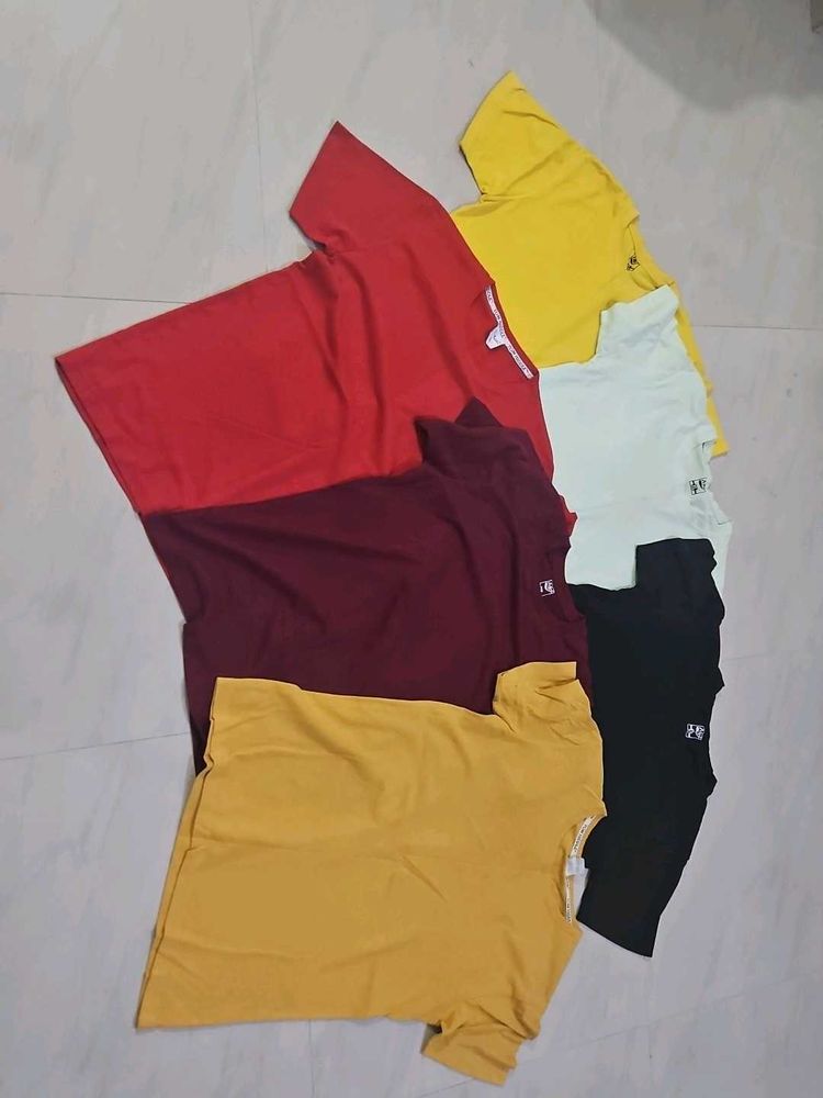 Colorful T-Shirt Bundle - 6 Shirts