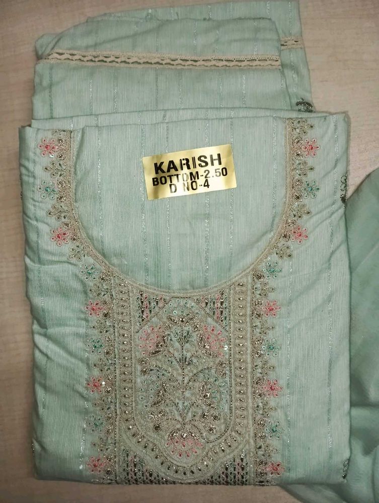 Salwar Kurti Fabric With Dupatta