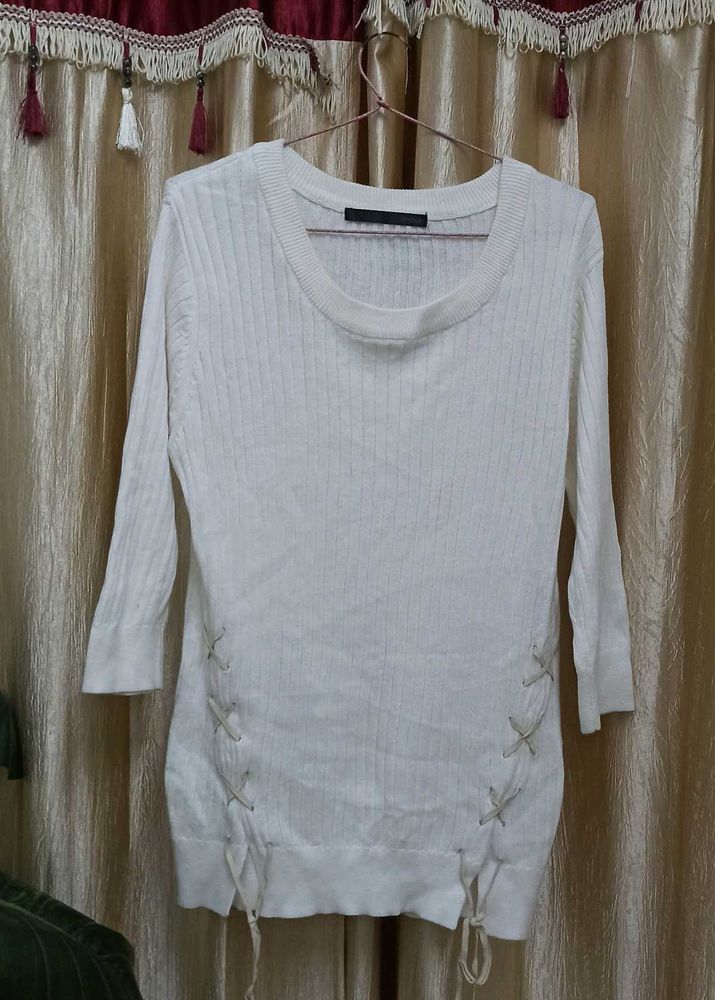 Cream Knit Sweater