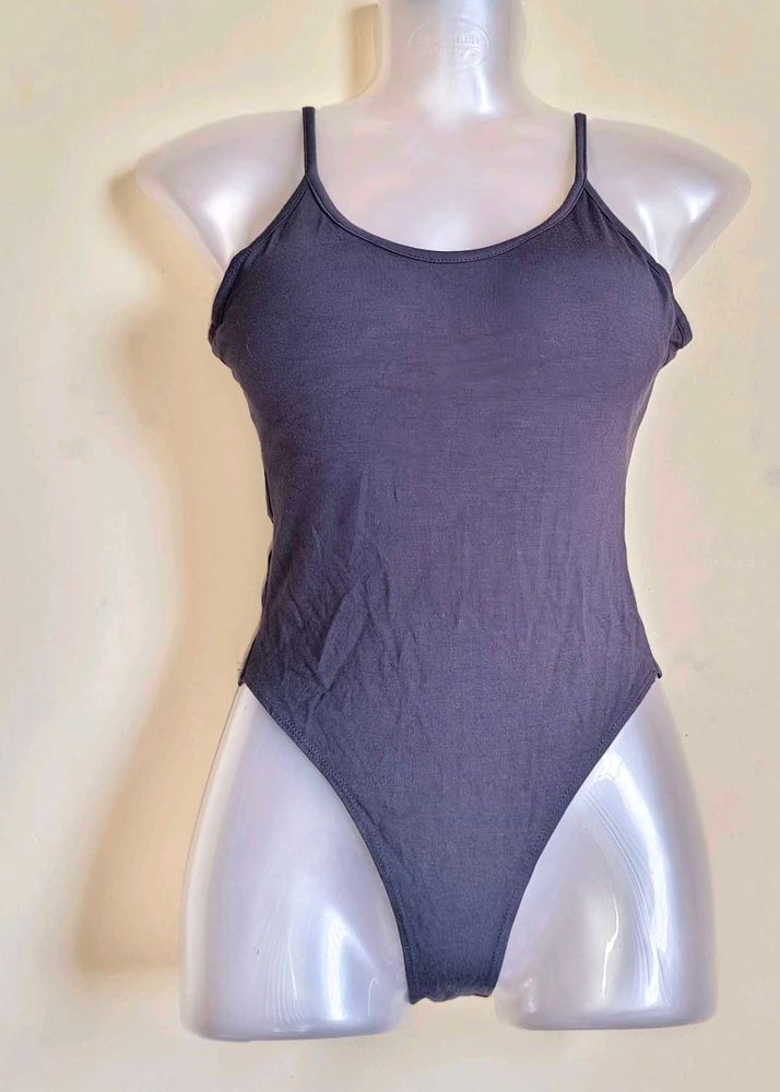 🆕Size S/M🎁Buy 2 Get 1 Free🎁Padded Gray Bodysuit