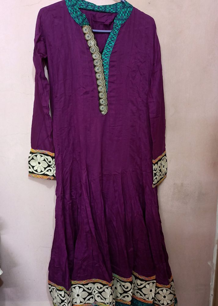 Designer Anarkali Kurta Churidar Suit Set
