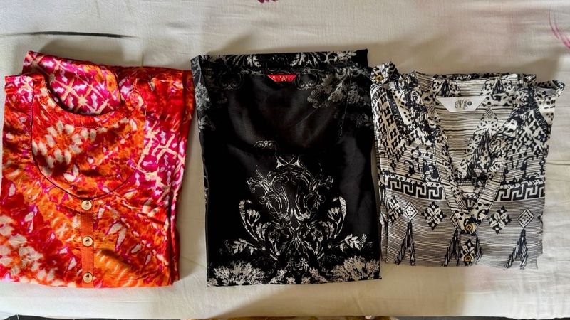 Set of 3 Kurtas