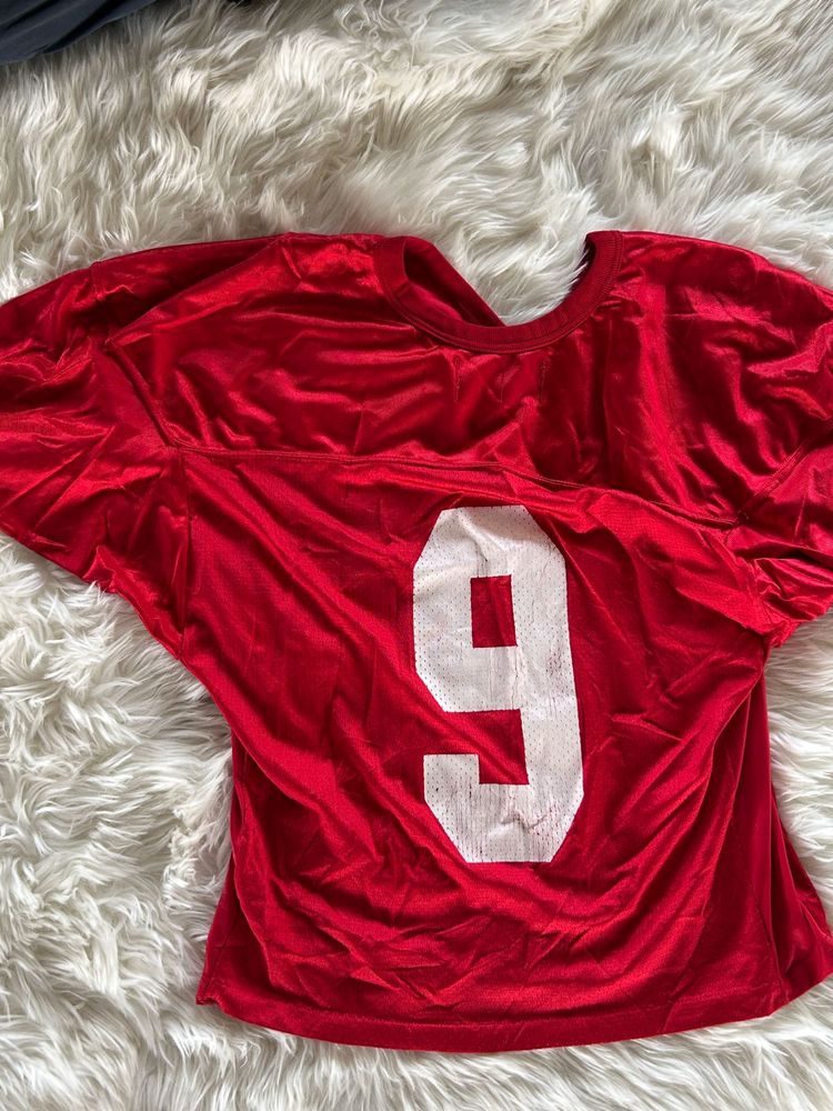 Red Football Jersey - Number 9