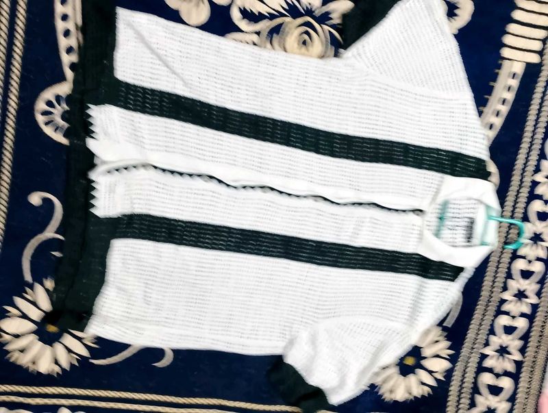 Striped White T-shirt