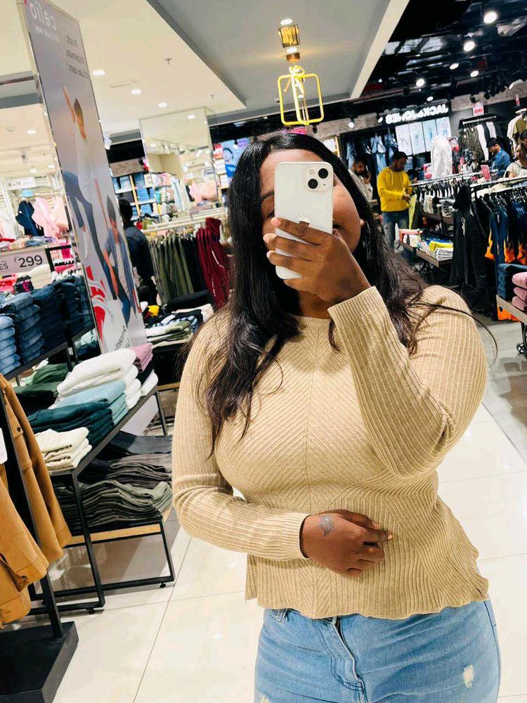 Ribbed Long Sleeve Top