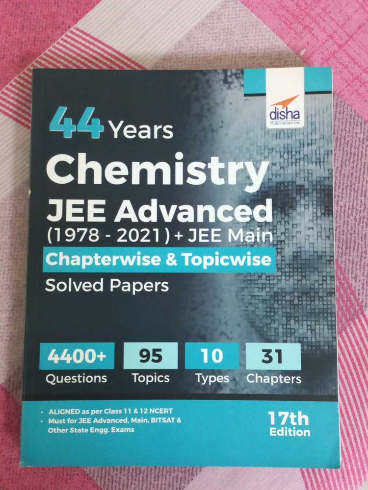 Disha 44 Years JEE Advanced Chemistry PYQs