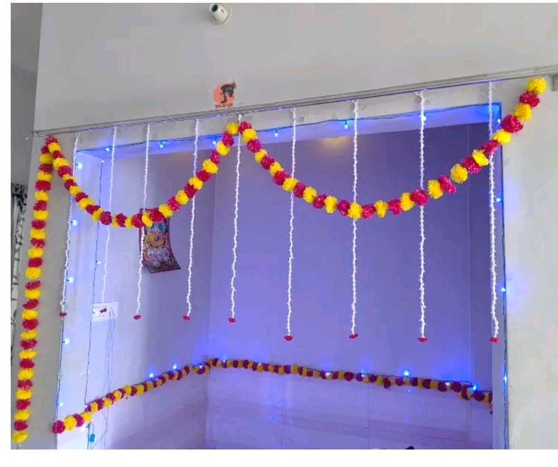 Artificial rajnigandha Buds Rose Strings