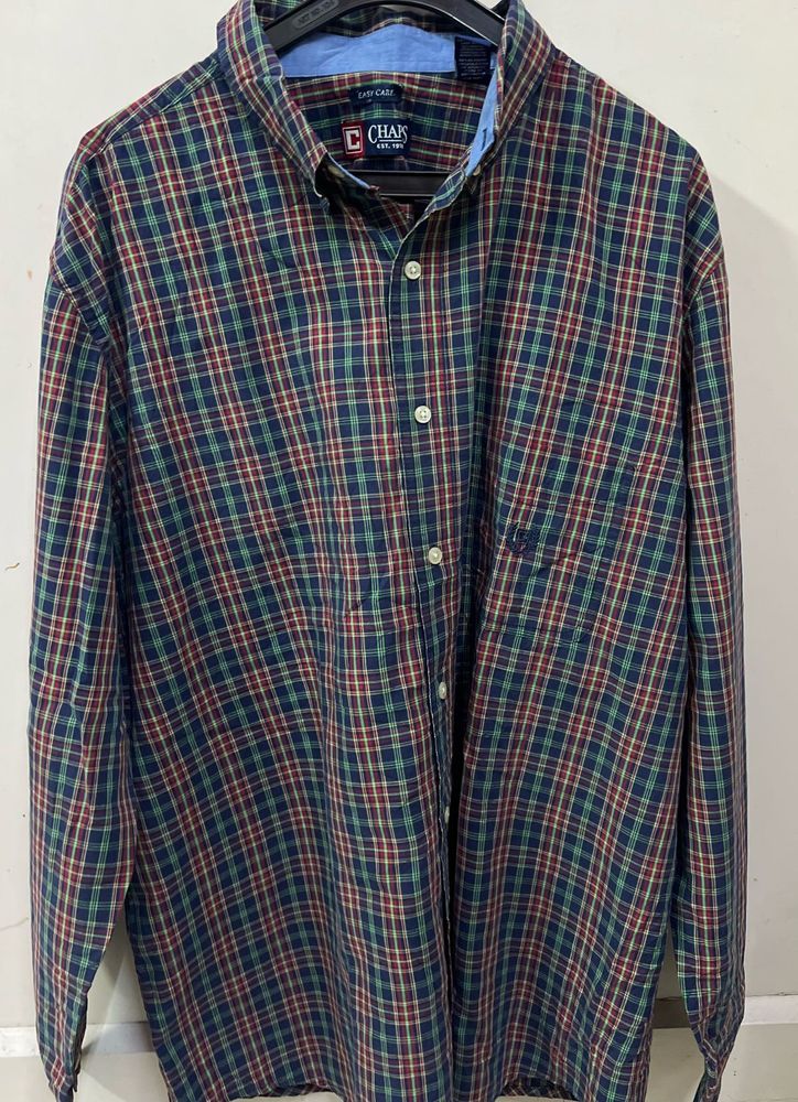 Chaps Plaid Button-Down Shirt