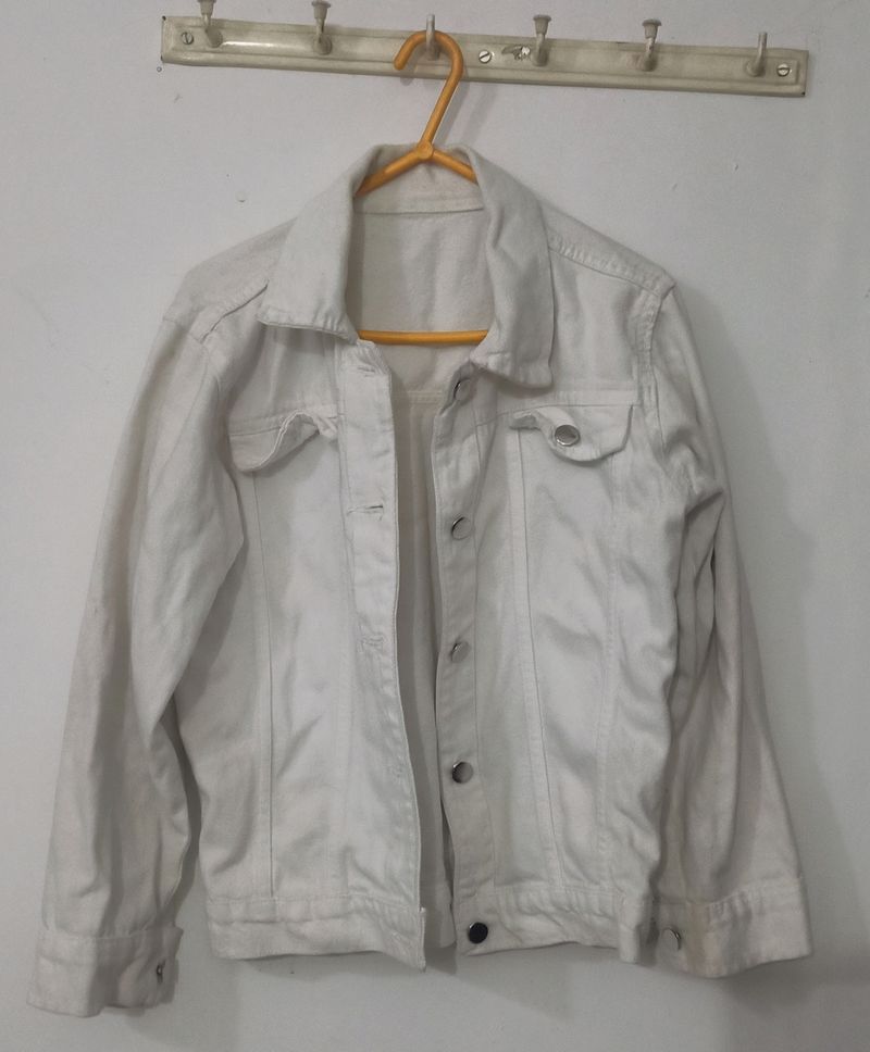 White Denim Jacket