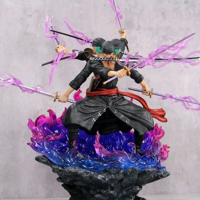Zoro 9 Sword Style Anime Figure