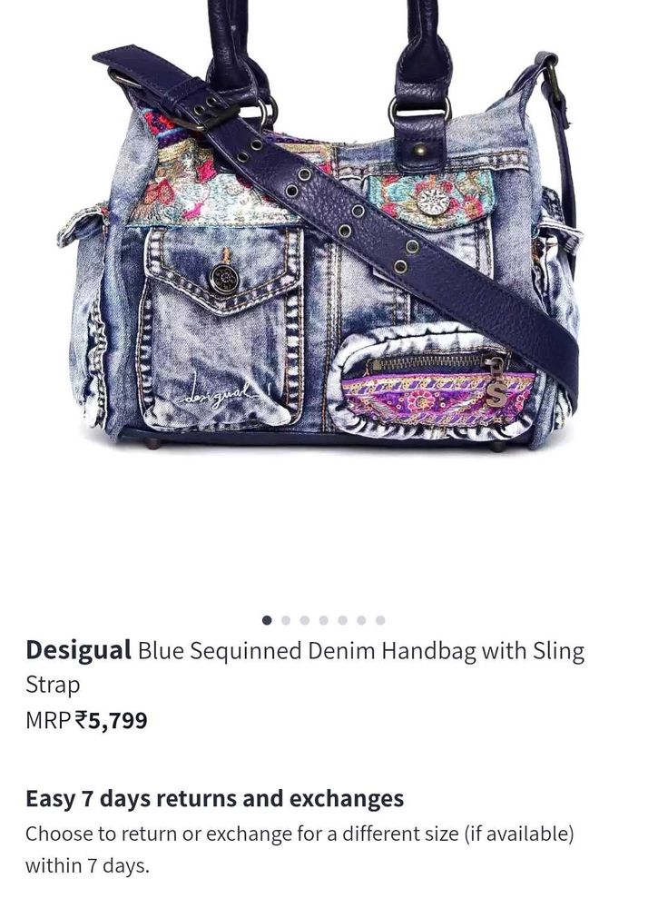 Desigual Denim Handbag