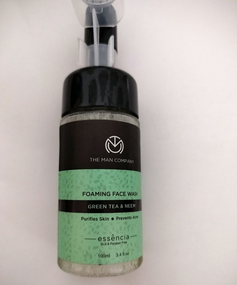 The Man Company Foaming Face Wash (Green Tea And Neem). It Helps In Purifies Skin &amp; Prevent Acne.              It&#39;s Unused Sealed Pack.
