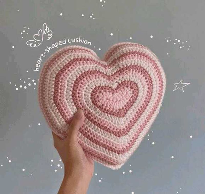 Heart-Shaped Cushion