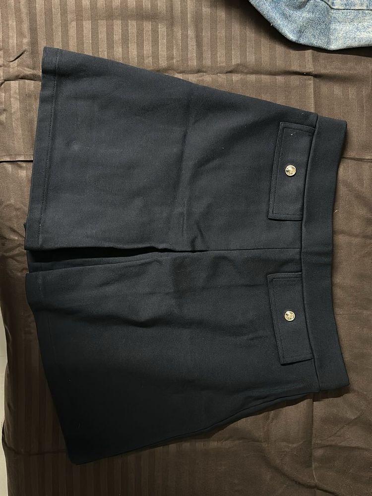 Navy Mini Skort