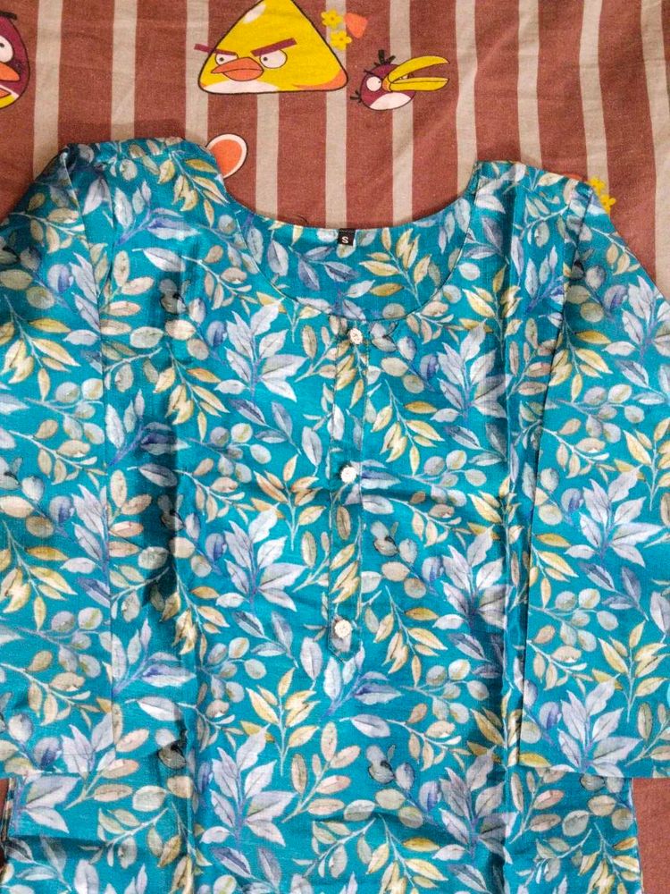 Floral Print Kurta