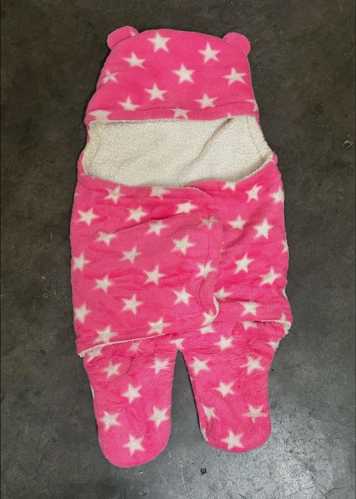Pink Starry Baby Sleeping Bag