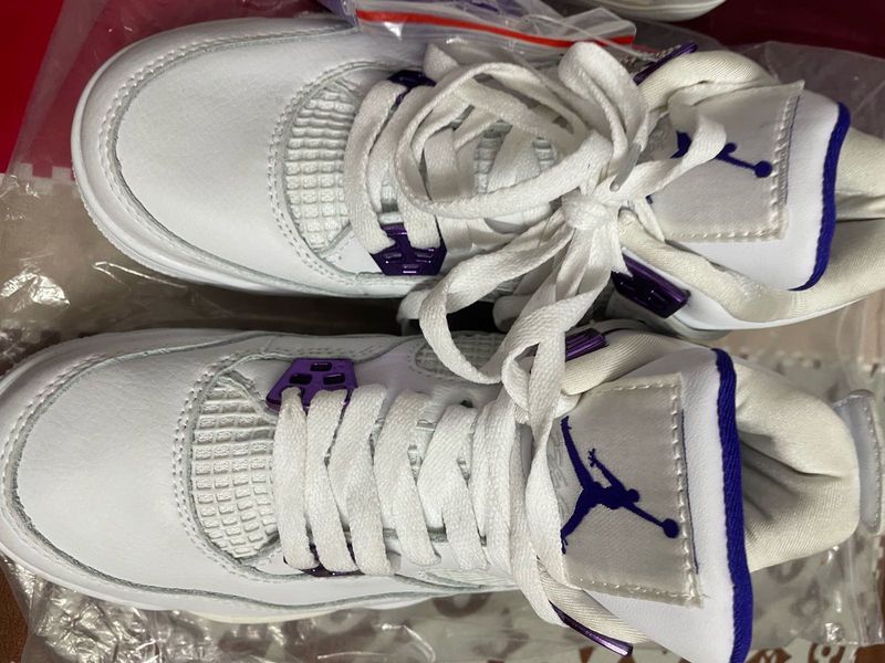 Jordan 4 Retro White/Purple
