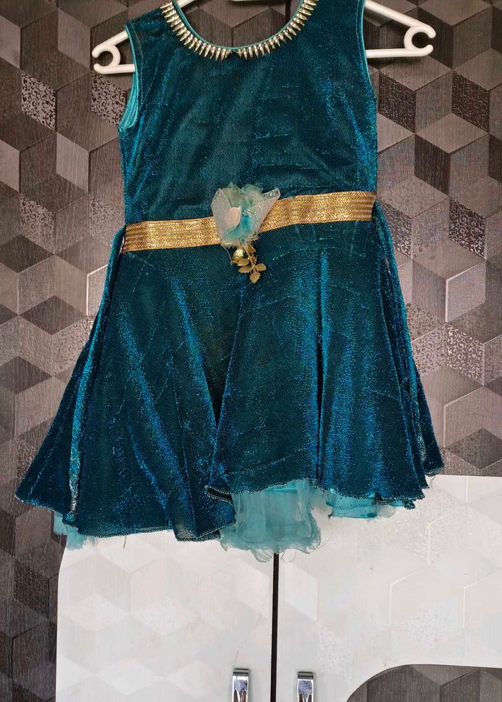 Sea Green Shiny Frok