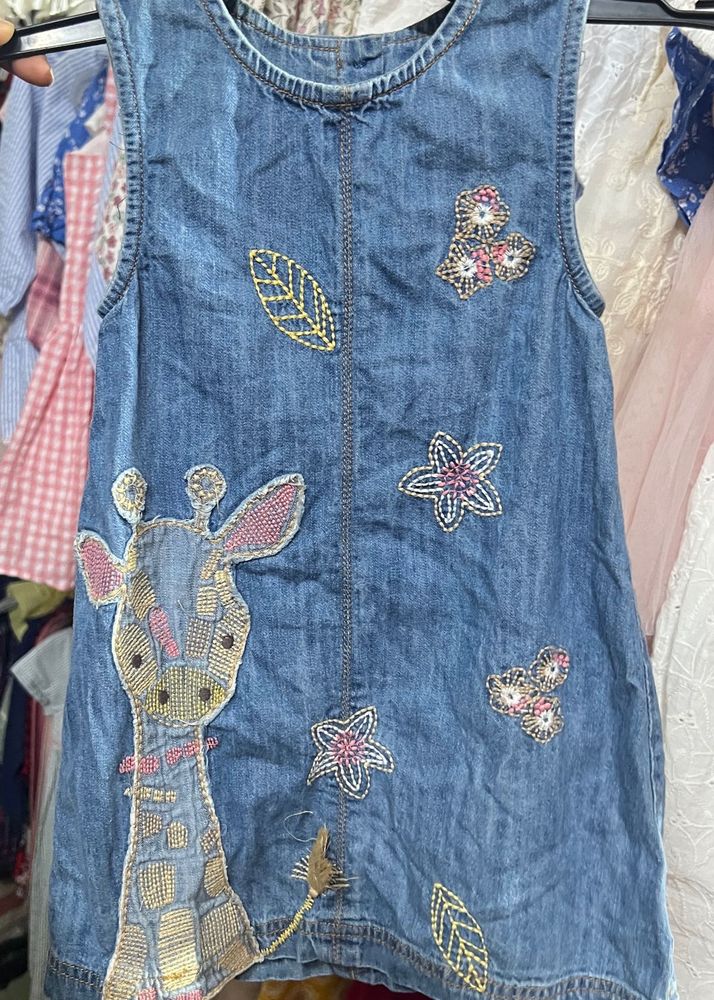 Denim Giraffe Dress