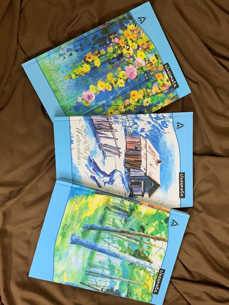 Set Of 3 Classmate Hardcover Registers