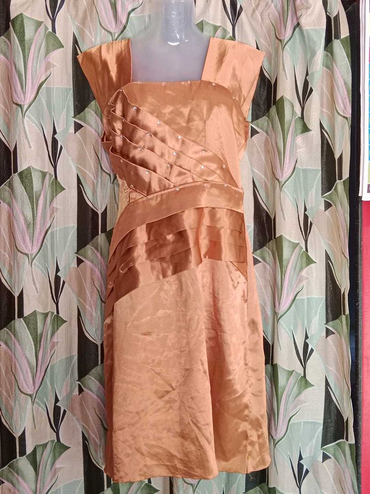 Elegant Satin Party Dress