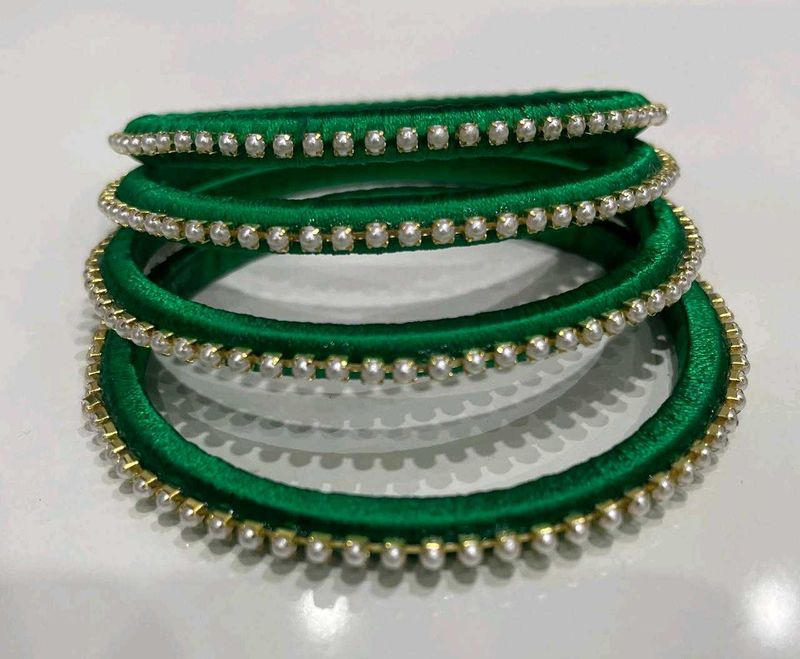 Green Bangle Set