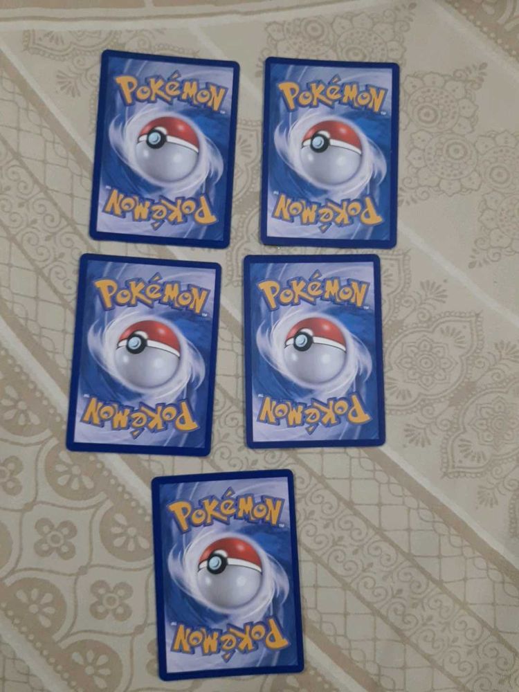 5 Pokemon Original Korean Cards