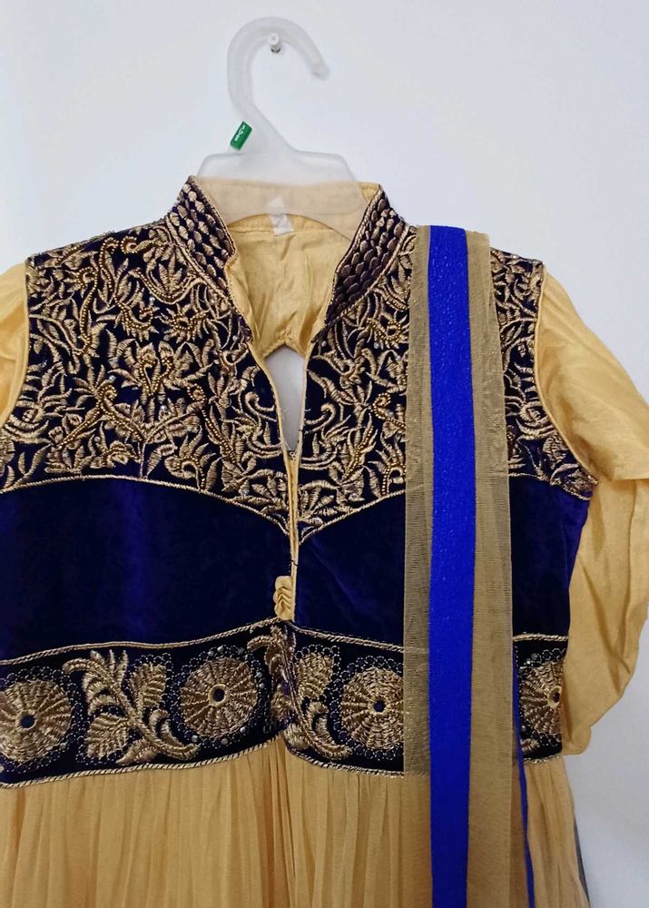 Elegant Ethnic gown with dupatta..