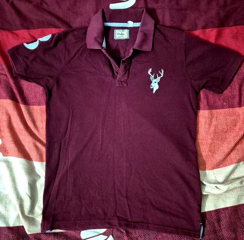 Onfire Polo Shirt with Deer