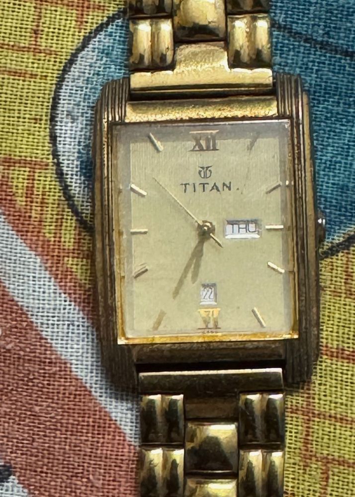 Titan Gold Watch