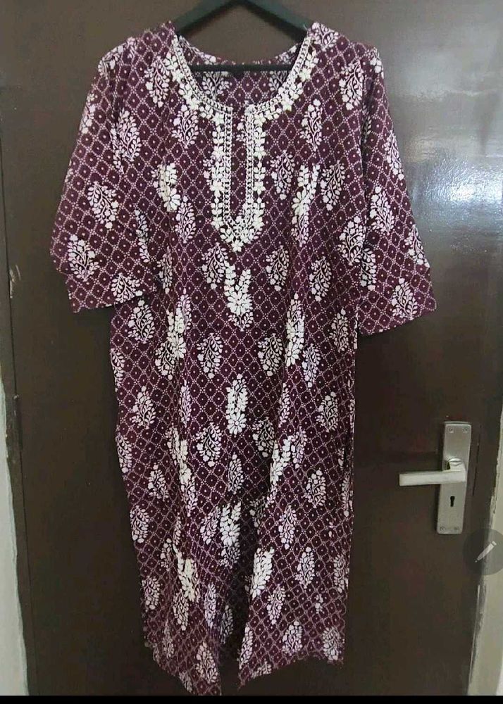 Elegant Embroidered Kurta