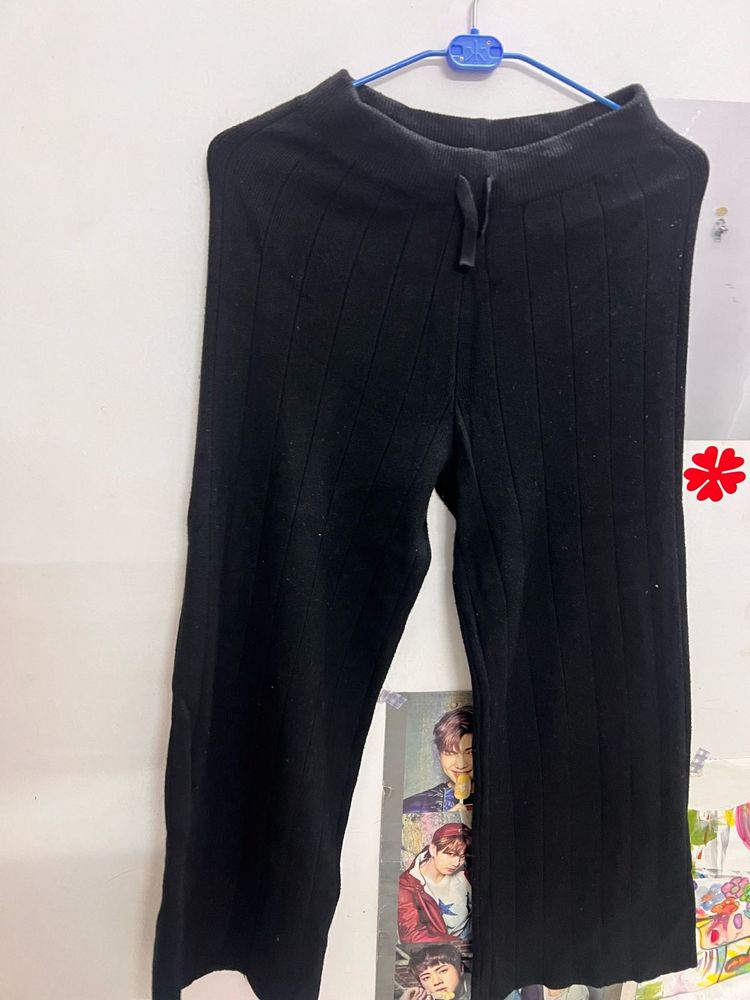 Black Knit Pants