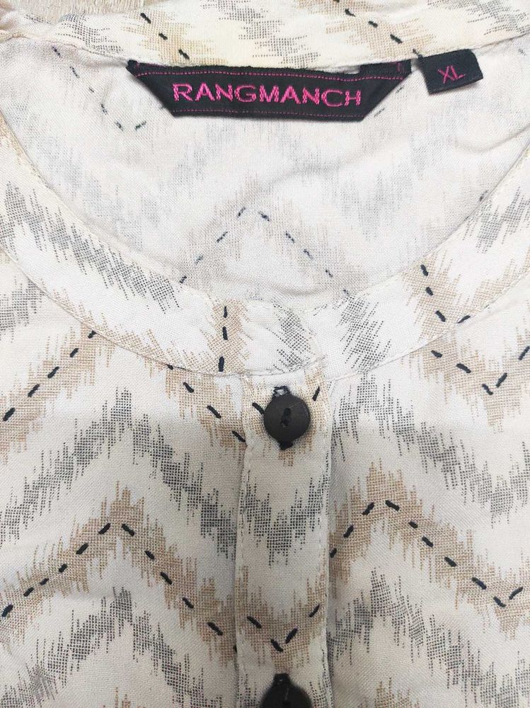 Combo Of 5 Pantaloons kurta brand Rangmanch White