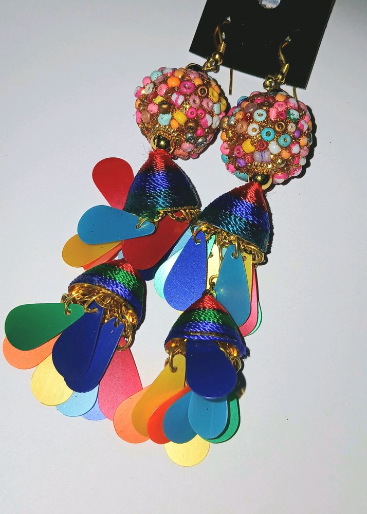 Beautiful Multicoloured Earings 🌈