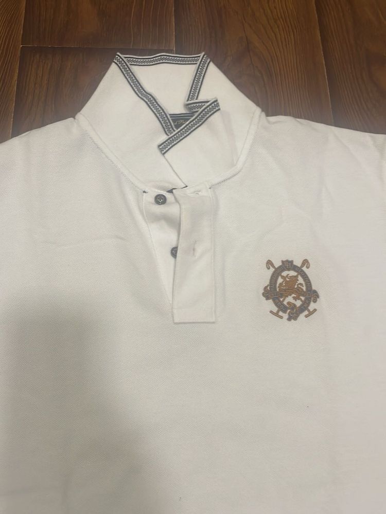 Vintage White Polo Shirt