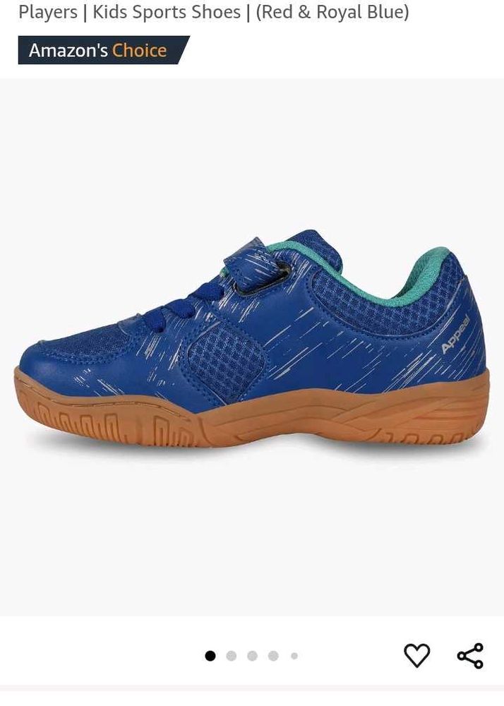 Players Kids Royal Blue Sports Shoes