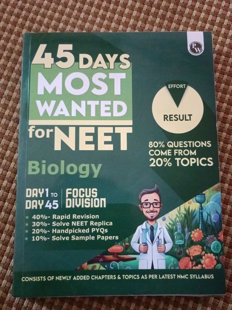 45 Days Most Wanted For Neet 2025
