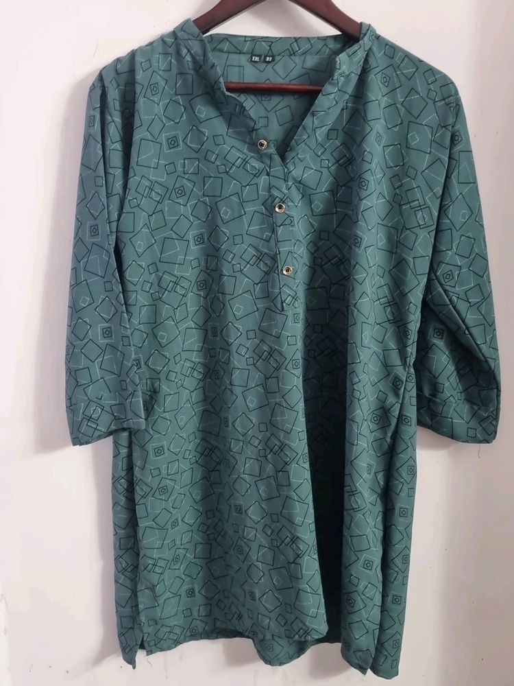 Box Printed Kurti For Women