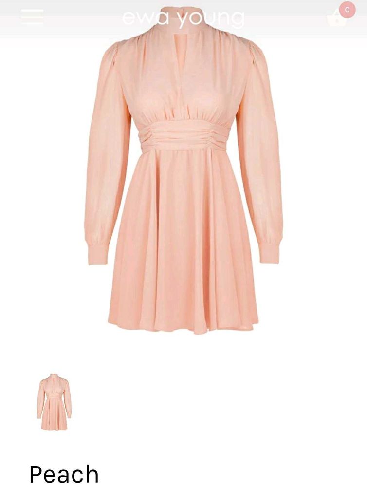 Ewa Young Peach Mini Dress