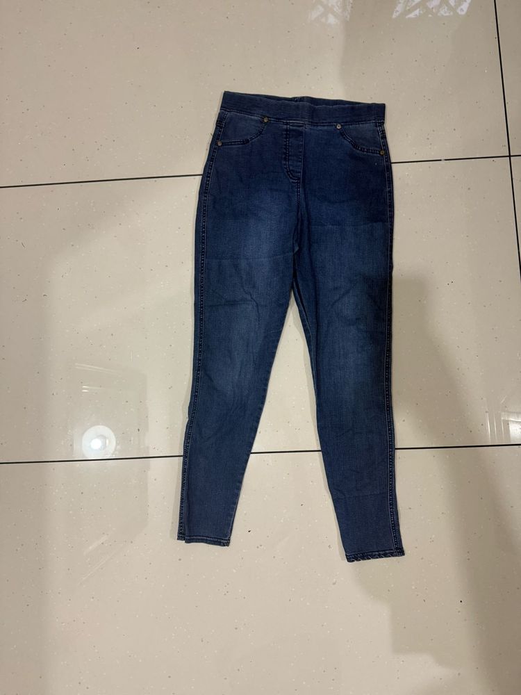 Dark Wash Denim Jeggings