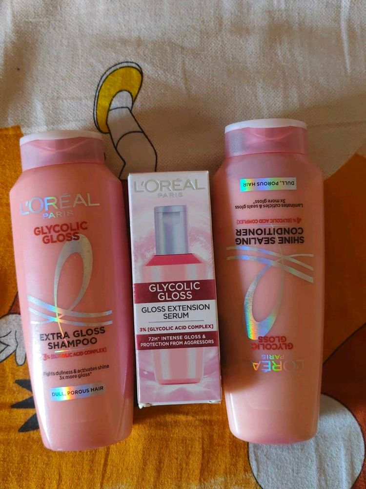 L&#39;Oreal Glycolic Gloss Set combo