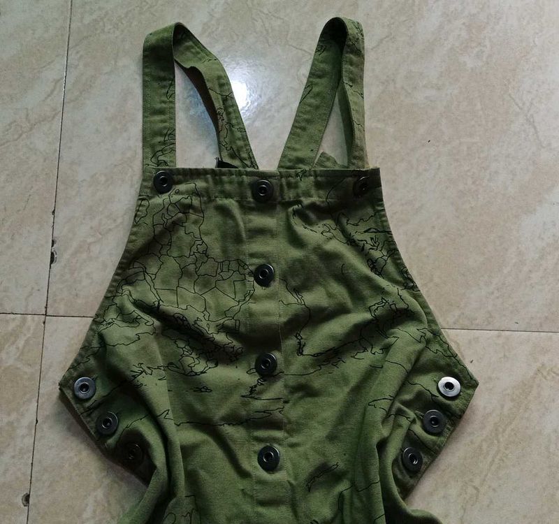Olive Green Map Jumper