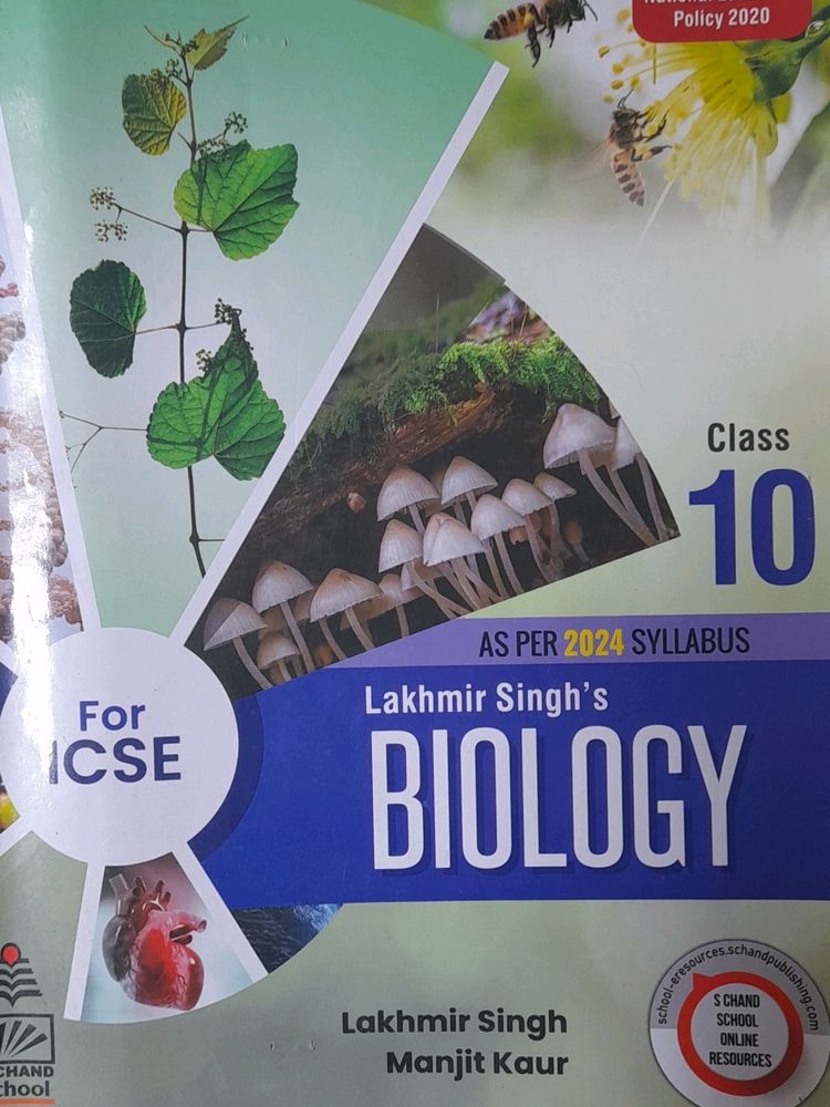 Class 10th ICSE Biology book