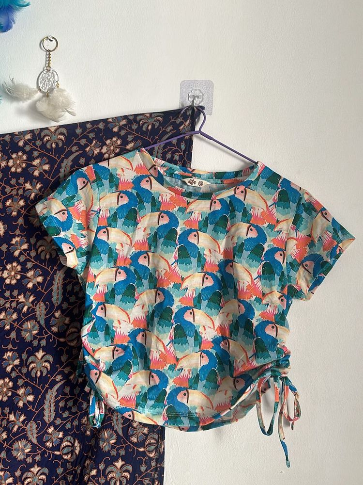 Toucan Crop Top
